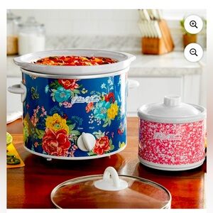 The Pioneer Woman Fancy Flourish Slow Cooker Set of 2